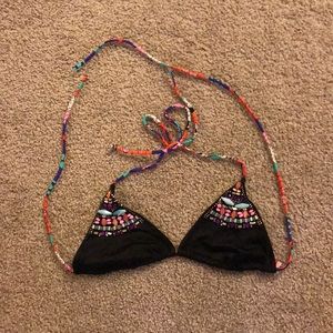 Victoria’s Secret Beaded Bikini Top (M)